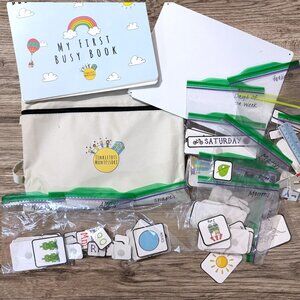 Tinkletots Montessori My First Busy Book Set Learning Activities Homeschool 2-4Y